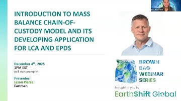 Introduction to the Mass Balance Chain-of-Custody Model and Developing Application for LCA and EPDs