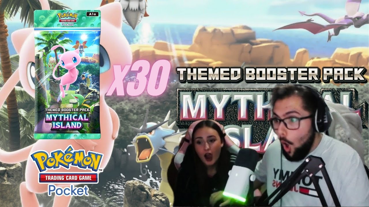 MI NOVIA y YO ABRIMOS +30 SOBRES en POKÉMON TCG POCKET de MYTHICAL ...