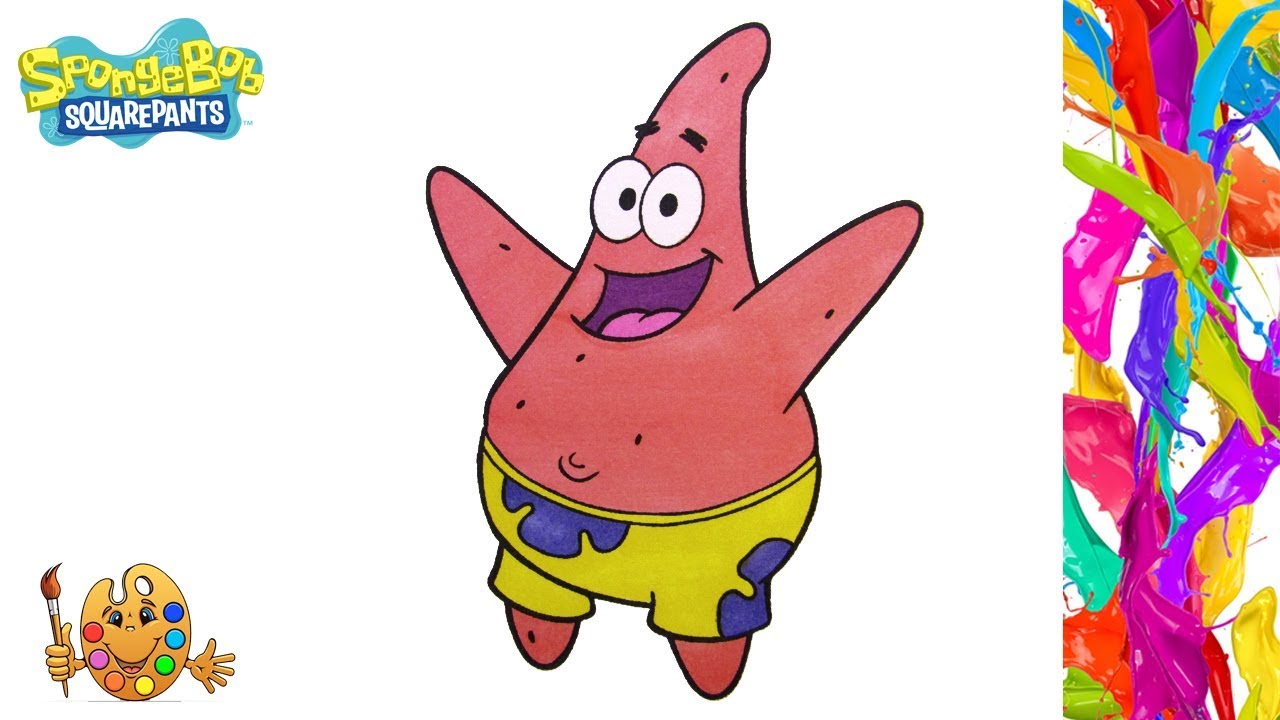 Coloring Spongebob Squarepants Patrick Star Coloring Pages Coloring Book Youtube