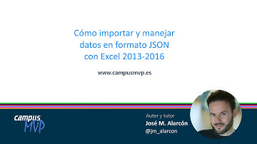 Cómo importar y transformar datos JSON con Microsoft Excel