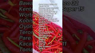 Info Terbaru Harga Cabai Rawit Sayur Mayur Dan Bawang Merah Senin 26-05-2025 #hargacabairawithariini