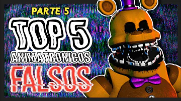 TOP 5 Animatrónicos FALSOS de Five Nights at Freddy's (Parte 5)