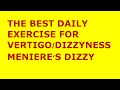 Vertigo Exercises: The Best Exercise for Vertigo/Meniere's Disease/Dizzi. (Aud. Tewfiq Siliman Herini ...tewfiqsiliman@yahoo.com)..
