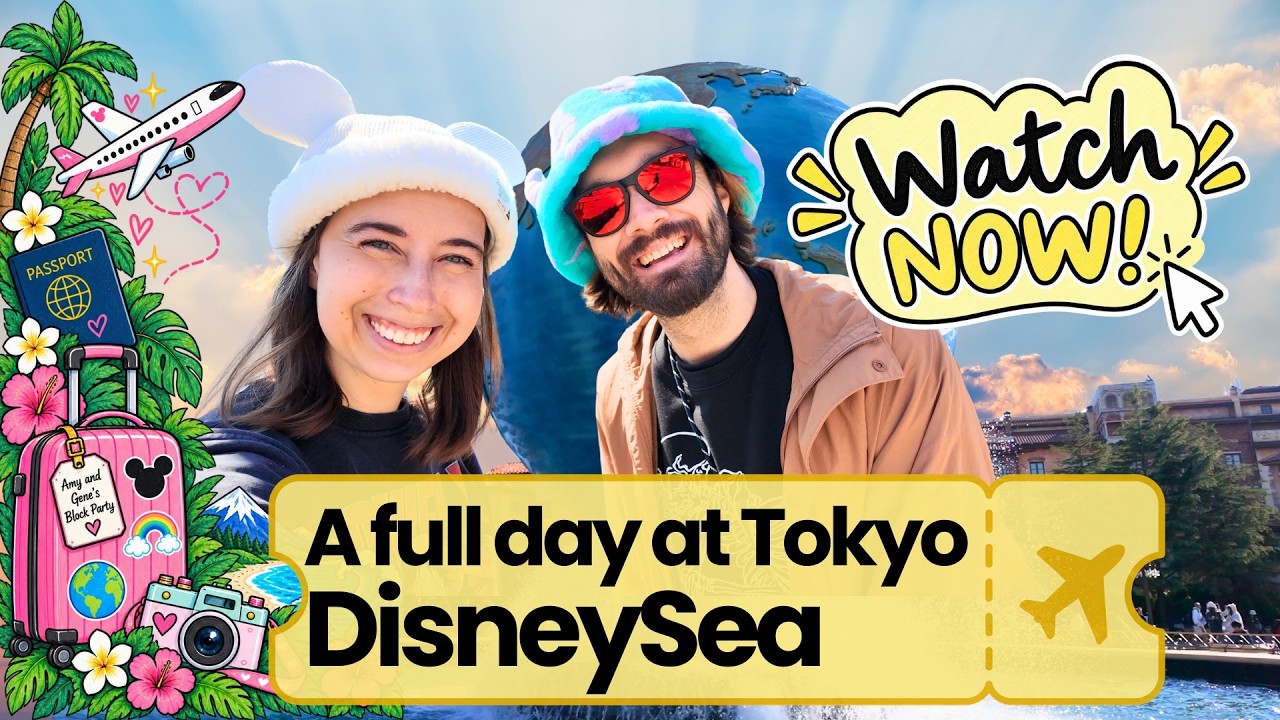 A Full Day at Tokyo DisneySea | Princesses, Sinbad, Tinker Bell & More!