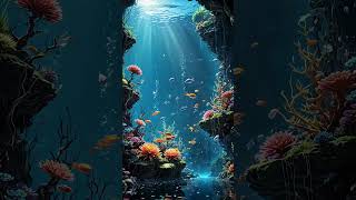 🌊🐠 Dive into the deep blue and explore  underwater world! #short #livewallpaper #themasternature