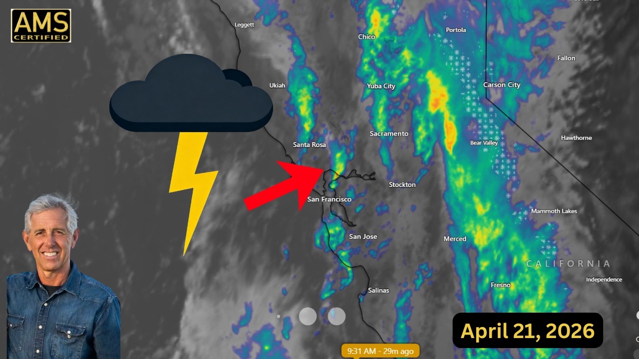 West Coast Storm: Thunder, Snow & Heavy Rain – Epic Spring Blast - YouTube