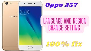 Oppo A57 Language Region Change Setting screenshot 5