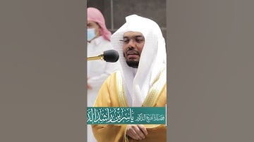 وتلك الأمثال نضربها للناس ~ تلاوة تحبيرية خاشعة للشيخ ياسر الدوسري - صلاة الفجر 23 صفر 1442هـ