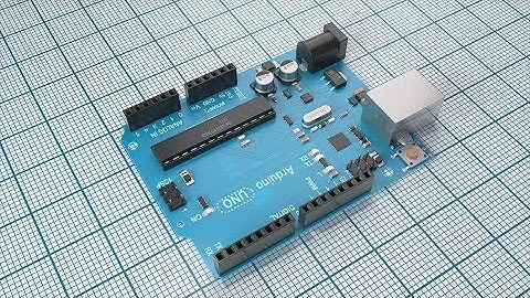 Arduino UNO Board in Blender 3D
