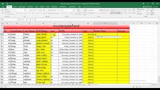 How to learning Reyear in Ms Excel 2021 speak khmer