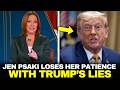 Jen Psaki Furious! Trump Invents Story About Former Presidents and Exposes Chaos in the War with Ira