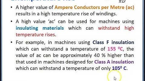 Video 2.3 Specific Electric loading of DC machines
