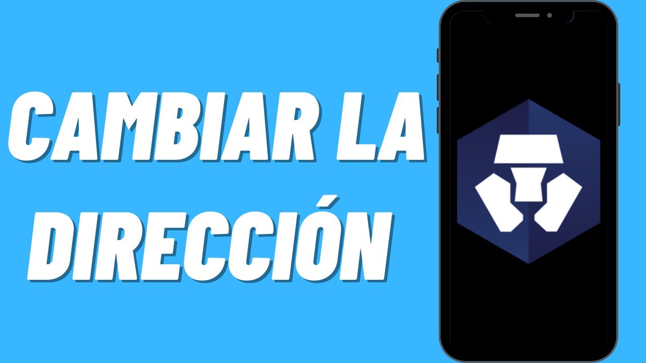 Cómo Cambiar la Dirección en Crypto.com
