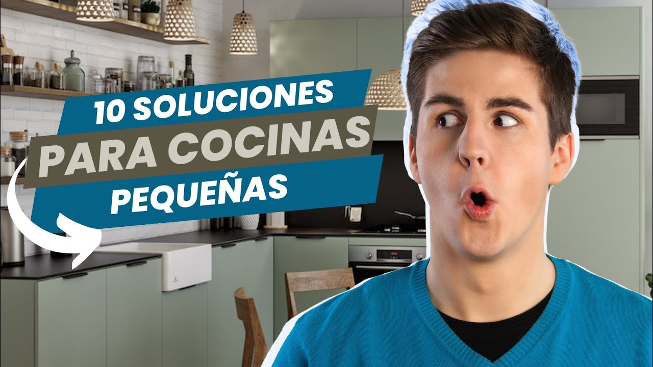 10 soluciones para cocinas pequeñas - YouTube