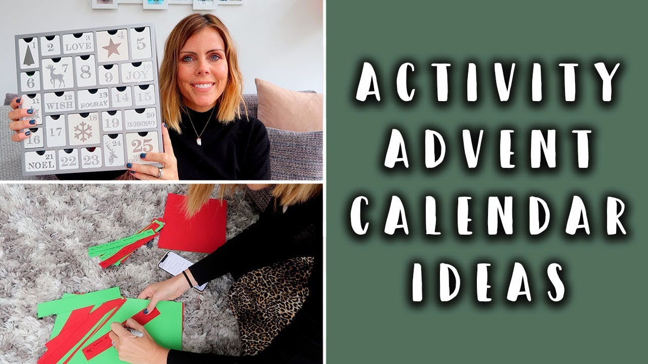 ADVENT CALENDAR ACTIVITIES & IDEAS FOR KIDS (OUR FAMILY ACTIVITY ADVENT  CALENDAR) - YouTube