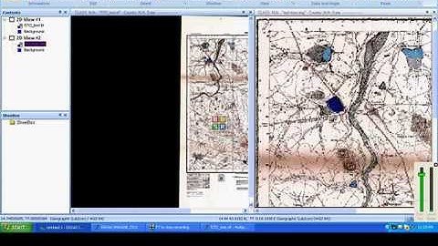 ERDAS toposheet rectification