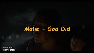 Malie - GOD DID (Official Lyrics)