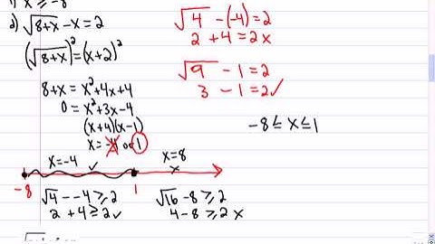 Mr Joyce Math 11 - Radical Inequalities II
