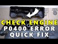 Mercedes Benz P0400 Quick Fix / A SIMPLE WAY / C, CL, CLK, E, S, SLK, ML Class M112 w203 C320