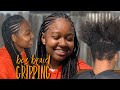 Gripping Trinitys Undercut| My Grip Game is Untouchable| Feed In x Box Braid Combo on a TWA