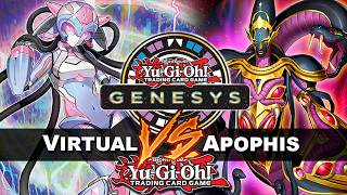 YuGiOh! Genesys - Virtual World vs Apophis | Achei que esse ia DOMINAR o Genesys