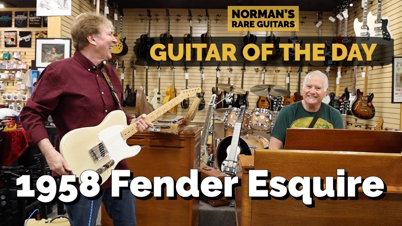 Guitar of the Day: 1958 Fender Esquire Blonde | Grant Geissman at Norman's Rare Guitars