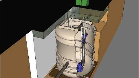 3D Visualisation of Underground Packaged Pumping Station