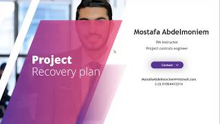 How to make project recovery plan.