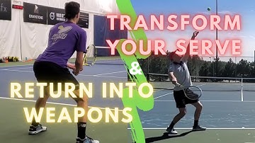 Follow This Practice Session To Transform Your Serve & Return Into Weapons