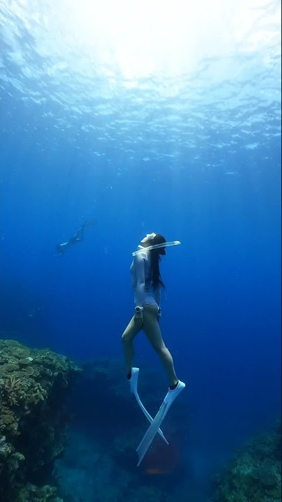 Why don’t you explore the cave with me🧜‍♀️ #mermaid #freediving #素潜り #フリーダイビング #人魚