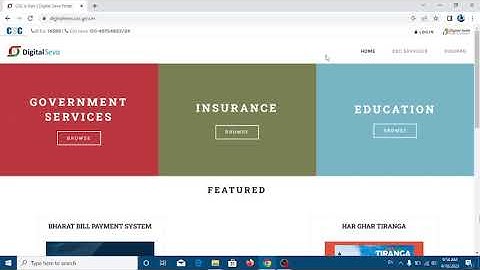 Digital Sewa Portal -CSC Log in Kaise Kare
