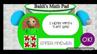 android playing Baldi's fun new school plus alpha 6 hour 2