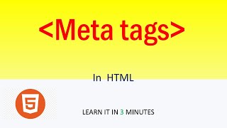 Learn meta-tags in 3 minutes