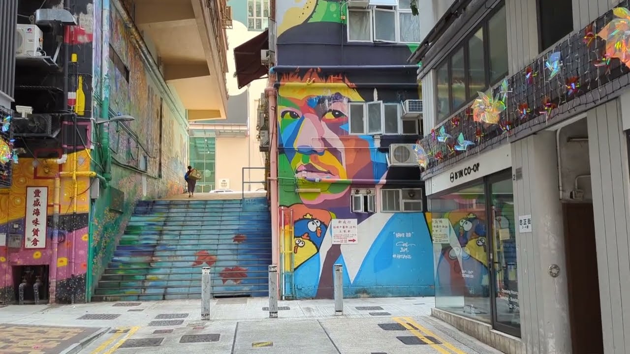 Hong Kong Art Lane, short walk around