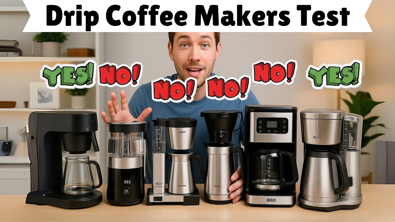 ✅5 Best Drip Coffee Makers 2025 – Tested & Reviewed for You! ☕