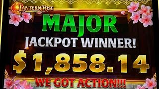 I HIT A HUGE MAJOR JACKPOT BONUS on the Lantern Rise Slot! #slot #casino #jackpot #slotmachine