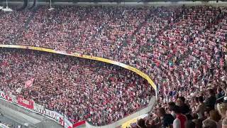 Ajax fans celebrating at the Johan Cruijff ArenA v PSV in Cup Final | July 2019