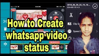 How to make WhatsApp status using Kinemaster in Android | make your own WhatsApp status | in hindi screenshot 1