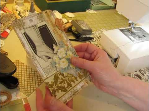 Let’s Create! Using My New Tim Holtz Worn Wallpaper - YouTube