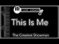 This Is Me The Greatest Showman Piano Karaoke Instrumental