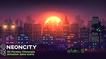 NeonCity - Demo scene - Unity Asset Store