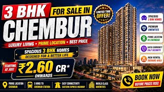 New Project in Chembur | Lavish 3 BHK Flat for Sale | Site Visit, Booking Offer, Call Now-8800678921