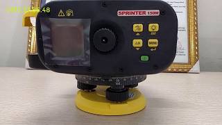 Máy thủy bình điện tử #Leica #Sprinter #150M - Automatic level surveying - RTKVN.VN