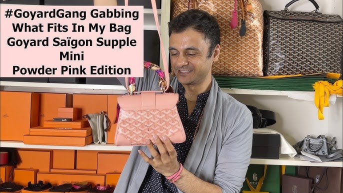 Goyard Saigon Structure Mini Bag Pink Detailed Review from Suplook 