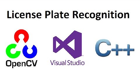 OpenCV 3 License Plate Recognition C++ full source code
