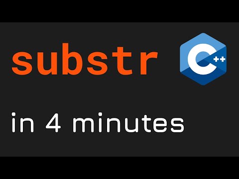 #50 What is substr in C++ programming