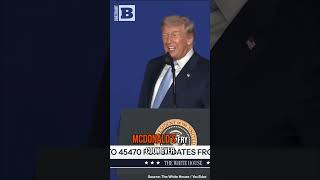 McPresident! Trump Jokes at McDonald's Summit That He's the First Fry Cook President