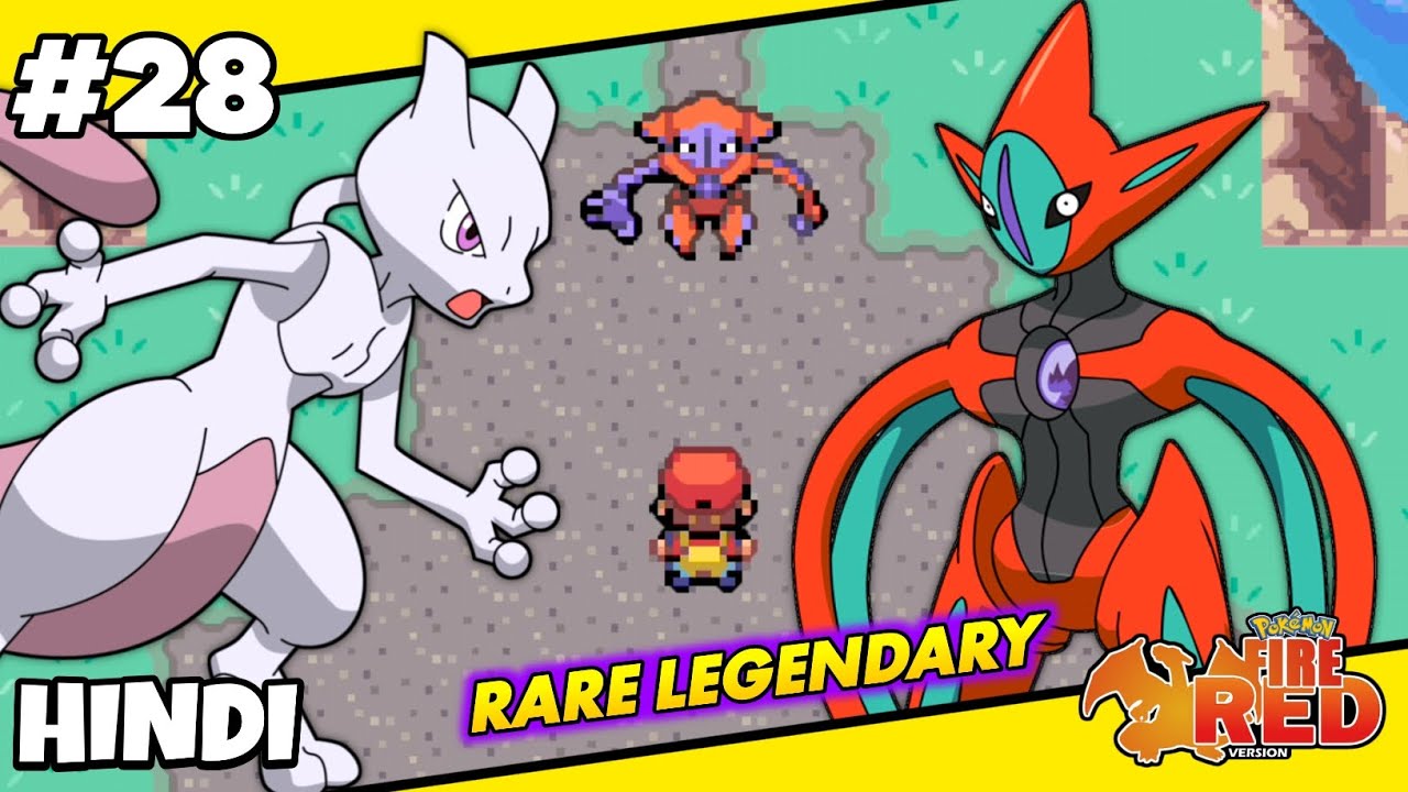 Catching Deoxys | The Birth island | Pokémon: FireRed - Part 28 | HINDI