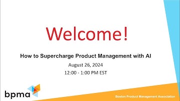 August 2024 | How to supercharge Product Management with AI