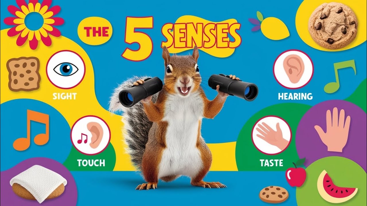 Explore the Five Senses 👀👂👃👅 | Fun Learning for Kids | Educational ...